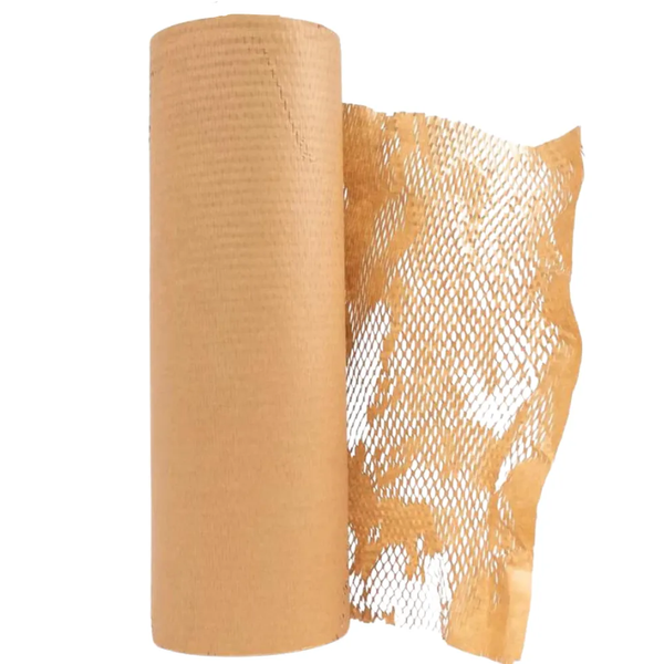 Сотовая крафт-бумага коричневий Honeycomb Paper 30 см х 50 м СКПН-3 фото